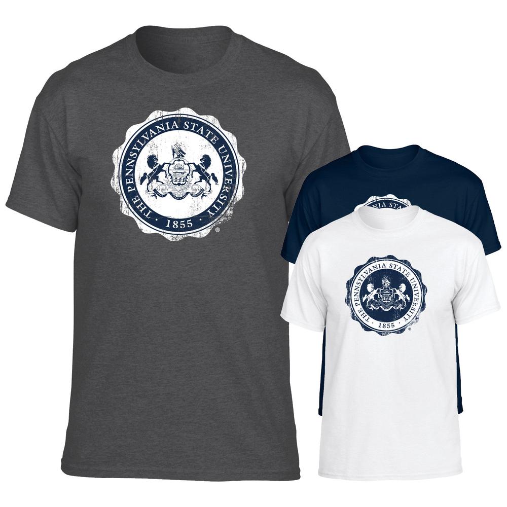 Penn State Distressed Seal T-Shirt | Tshirts > ADULT > SHORT SLEEVE