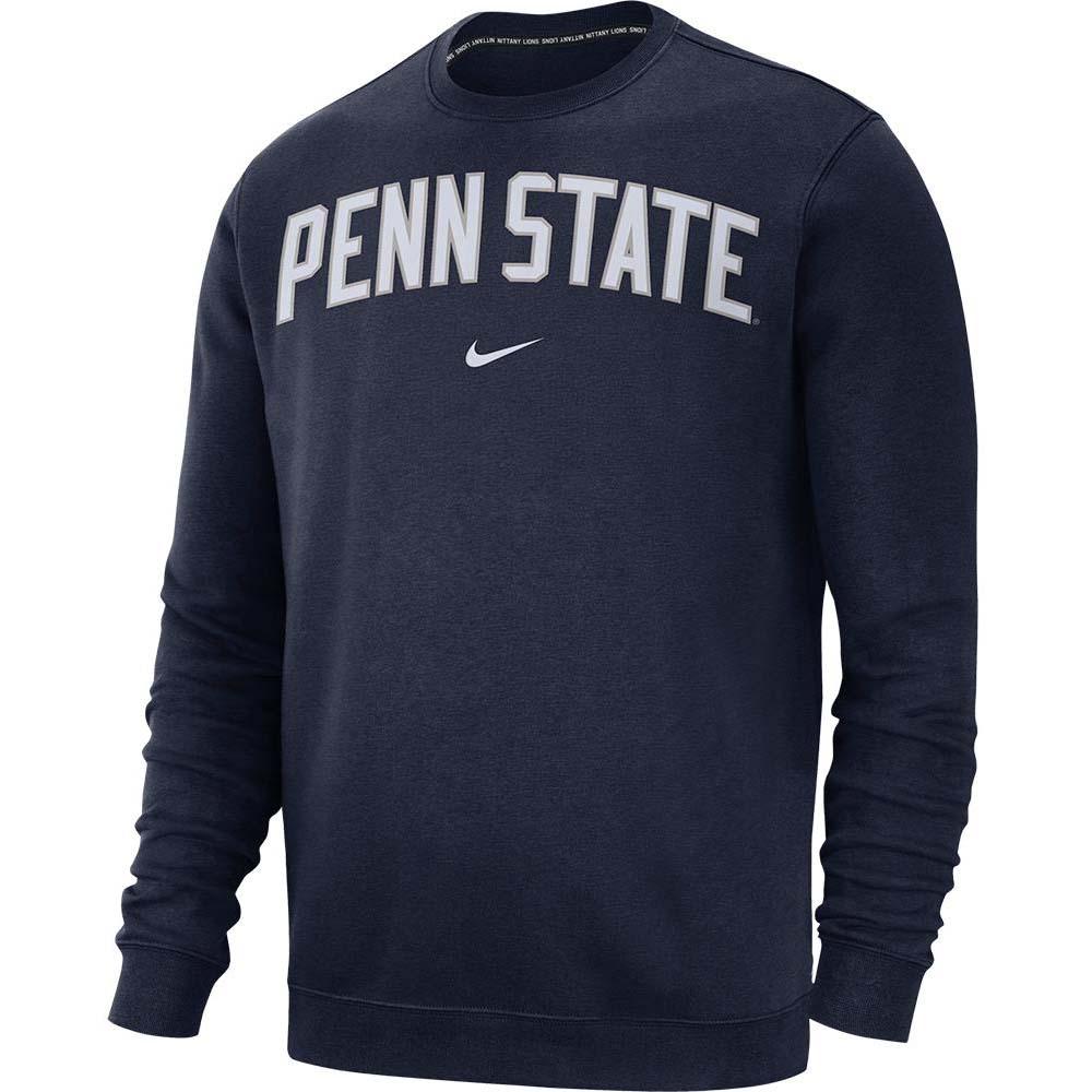 Penn State Nike Men's Club Crew Sweatshirt | Mens > CREWS > SCREEN PRINTED