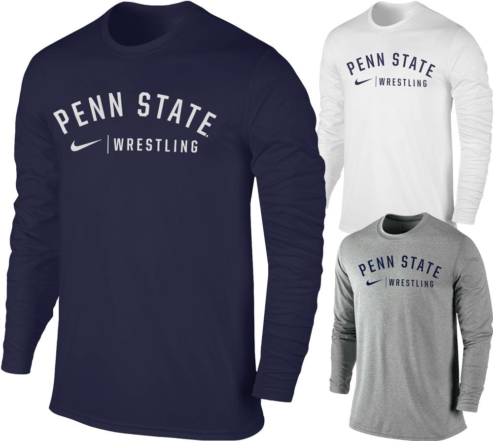 Penn State Nike Men's Wrestling Long Sleeve T-Shirt | Mens > TSHIRTS > LONG  SLEEVE