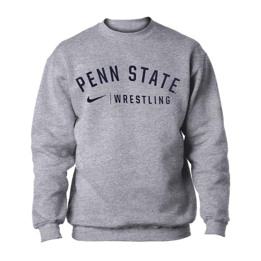 Penn State Nike Men's Wrestling Crew Sweatshirt | Mens > CREWS > SCREEN  PRINTED