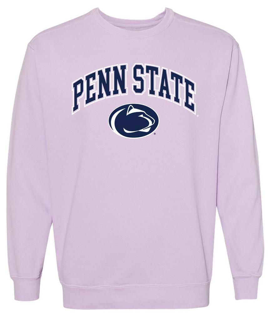 Penn State Arch Logo Comfort Colors Crew Sweatshirt