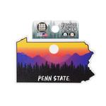 Penn State Rugged Sunset Sticker 