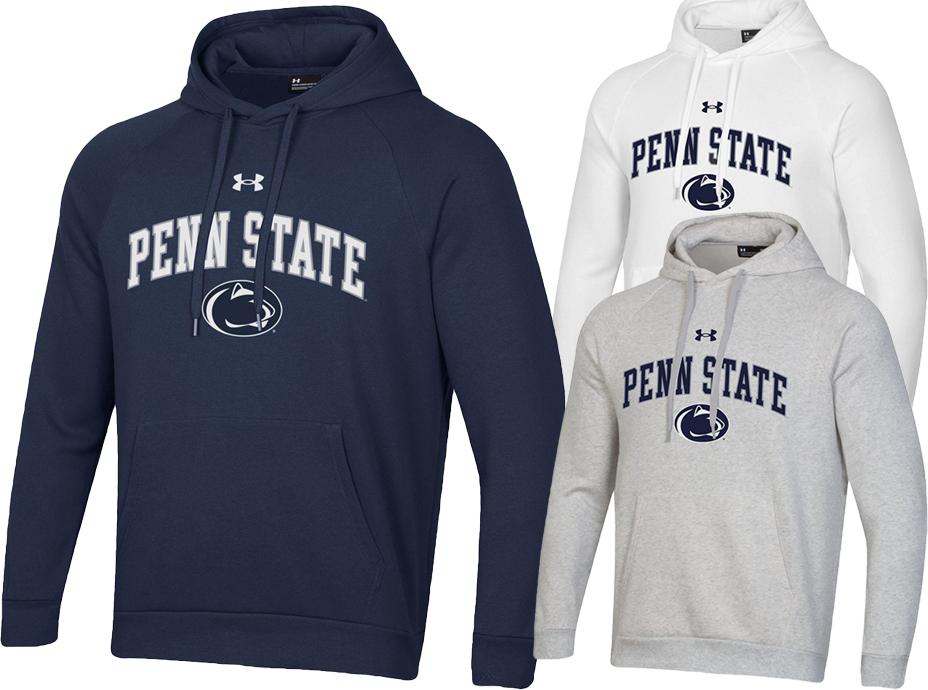 Penn State Under Armour Men's All Day Hooded Sweatshirt | Mens > HOODIES >  SCREEN PRINTED