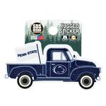 Penn State Rugged Truck Sticker 