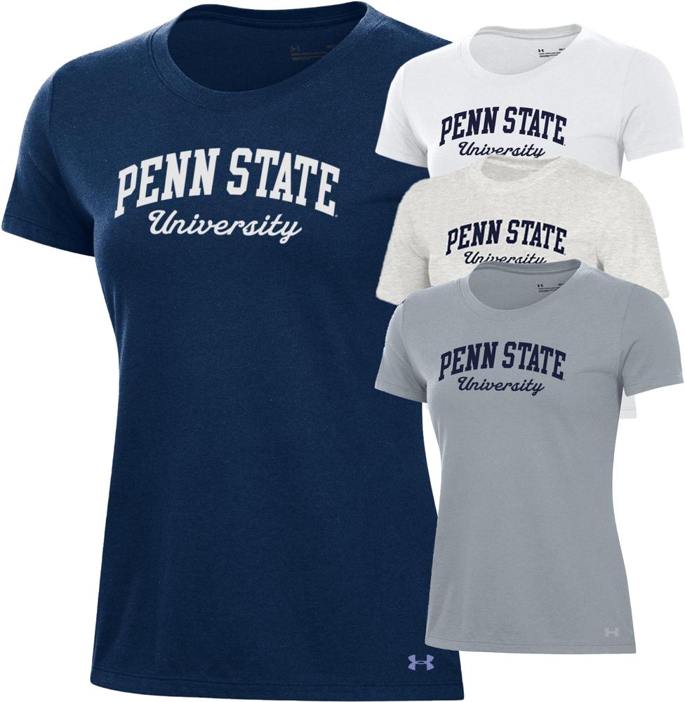 Penn State Under Armour Women's Performance Cotton T-shirt | Tshirts >  WOMENS > SHORT SLEEVE