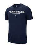 Penn State NIke Lacrosse Wordmark Short Sleeve Shirt 