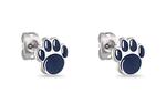 Penn State Nittany Lion Paw Stud Earrings