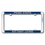 Penn State Polished Aluminum Nittany Lion License Plate
