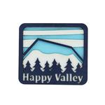Happy Valley 3D Mountain Magnet 