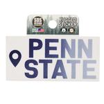 Penn State Geo Tag Rugged Sticker