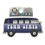 Penn State Vintage Bus Rugged Sticker