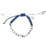 Penn State Box Braid Bead Bracelet