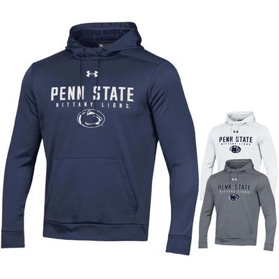 Penn State Under Armour Fleece Hooded Sweatshirt | Sweatshirts > HOODIES >  SCREEN PRINTED
