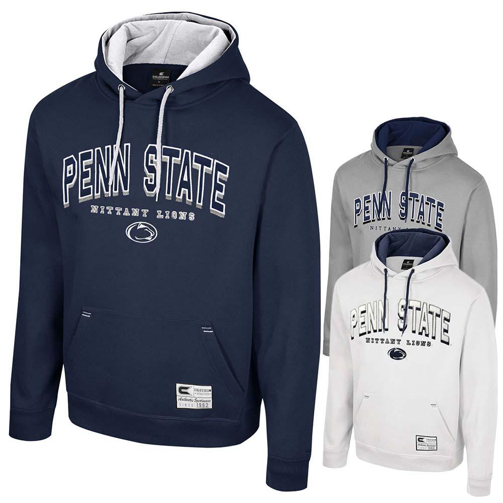 Penn State White Embroidered Hoodie Sweatshirt Nittany Lions (PSU)