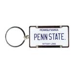 Penn State License Plate Keytag