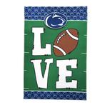 Penn State Love Football Garden Flag NAVYWHITE
