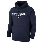 Penn State Nike Baseball Wordmark Hooded Sweatshirt