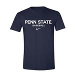 Penn State Nike Baseball Wordmark T-Shirt