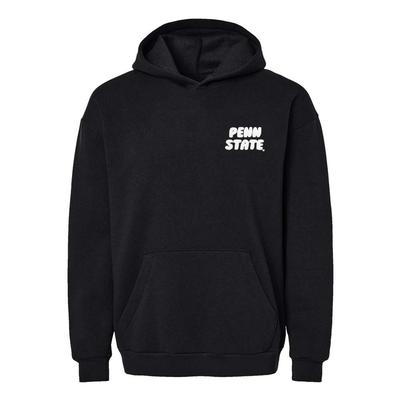 Penn State Reflex Puff Print Hooded Sweatshirts BLACK