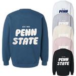 Penn State Reflex Puff Print Crew
