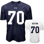 Penn State NIL Garrett Sexton #70 Football Jersey
