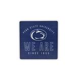 Penn State We Are Square Wooden Magnet