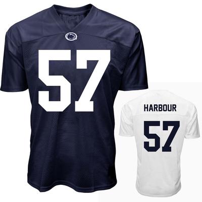 Penn State NIL Donnie Harbour 57 Football Jersey Jerseys Player N I L Apparel Adult