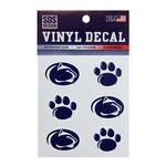 Penn State Paw and Logo Decal Sheet