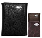 Penn State Tri-Fold Leather Concho Wallet