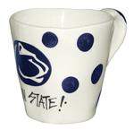 Penn State Wobbly Edge Ceramic Mug
