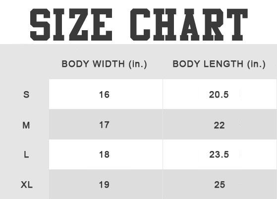 Mascot Pants Size Chart